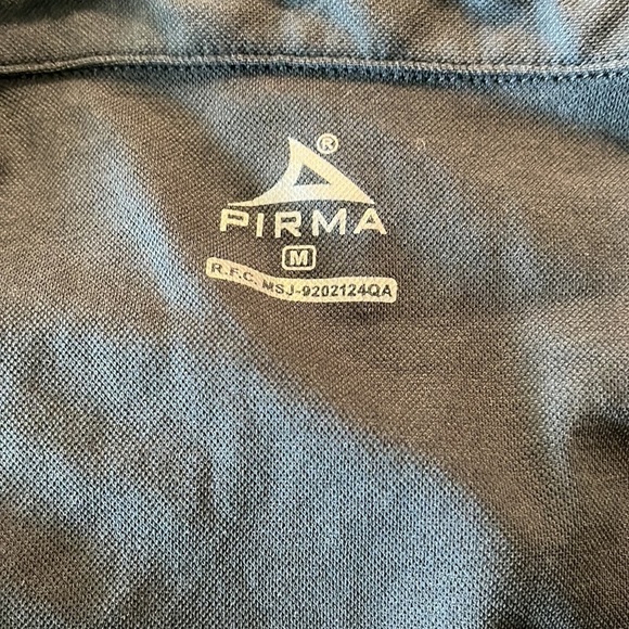 Pirma zip up polo size medium grey collared shirt. Good condition. - Picture 6 of 7